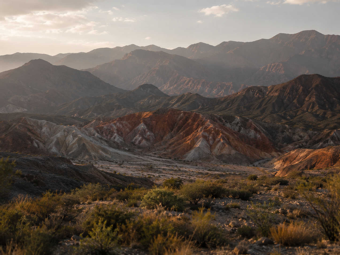 Paisagem montanhosa característica de Salta, Argentina